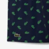 Halflange boxershort met krokodillenprint