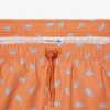 Halflange boxershort met krokodillenprint