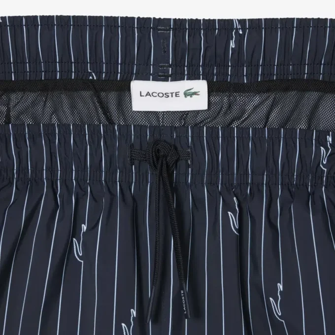 Halflange boxershort met krokodillenprint
