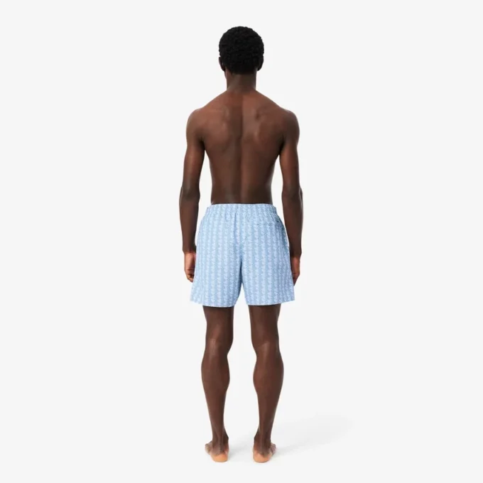 Halflange boxershorts met Monogram-print