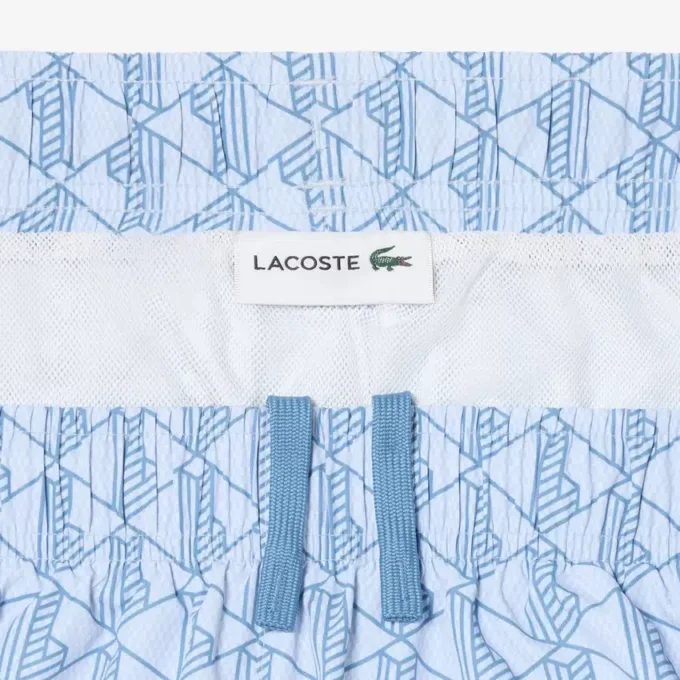 Halflange boxershorts met Monogram-print