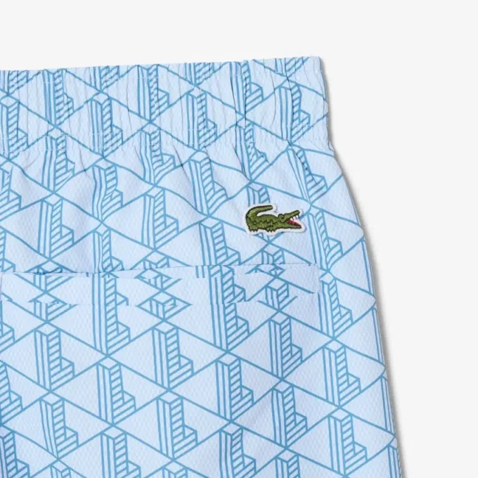 Halflange boxershorts met Monogram-print