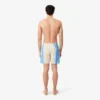 Halflange gestreepte zwemkleding