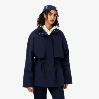 Halflange, waterafstotende oversized parka