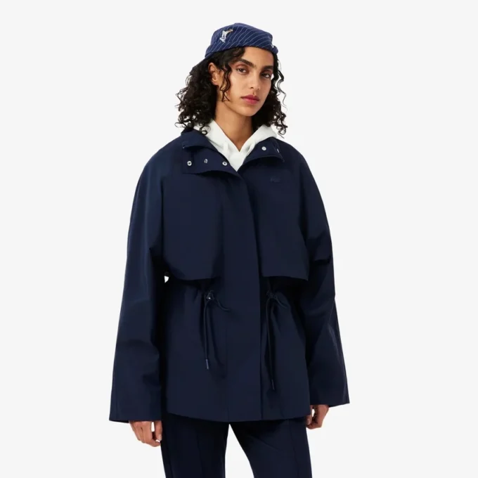 Halflange, waterafstotende oversized parka