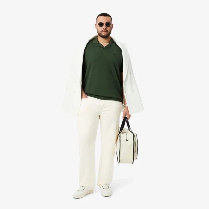 Heren 5-pocket indigo jeans met rechte pasvorm
