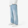 Heren 5-pocket indigo jeans met rechte pasvorm