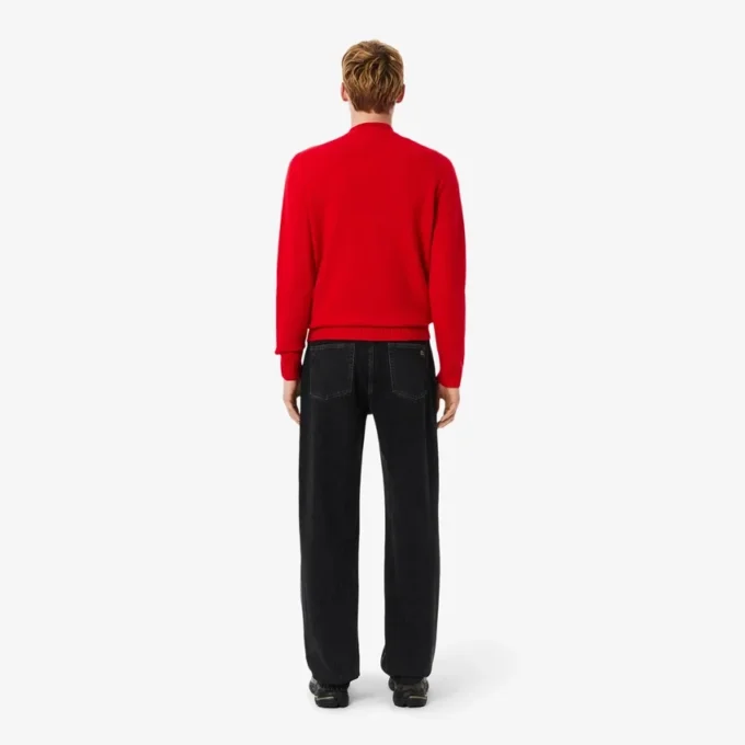 Heren 5-pocket indigo jeans met rechte pasvorm