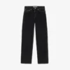 Heren 5-pocket indigo jeans met rechte pasvorm