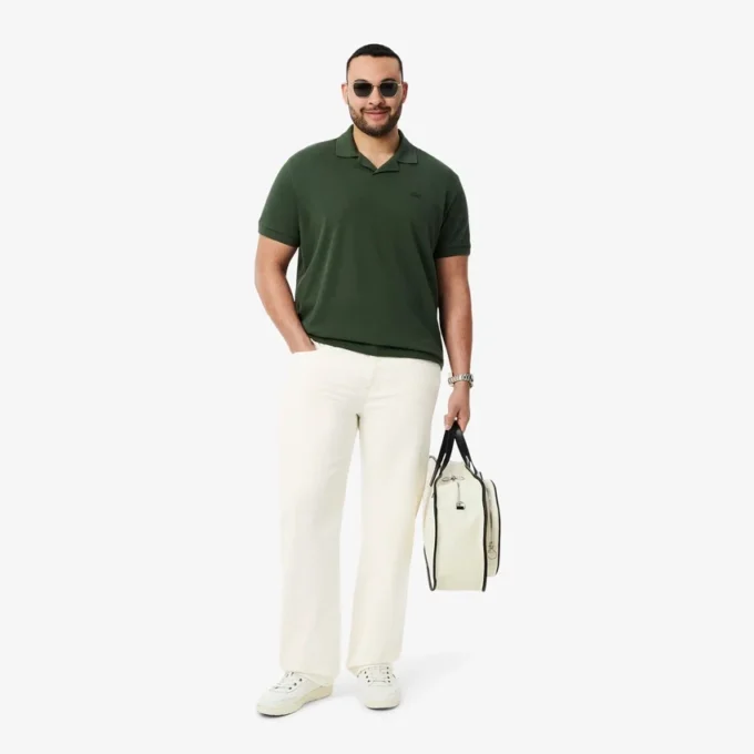 Heren 5-pocket indigo jeans met rechte pasvorm