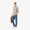 Heren 5-pocket slim fit indigo jeans