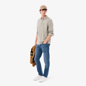 Heren 5-pocket slim fit indigo jeans