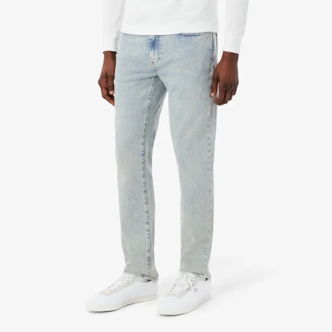 Heren 5-pocket slim fit indigo jeans
