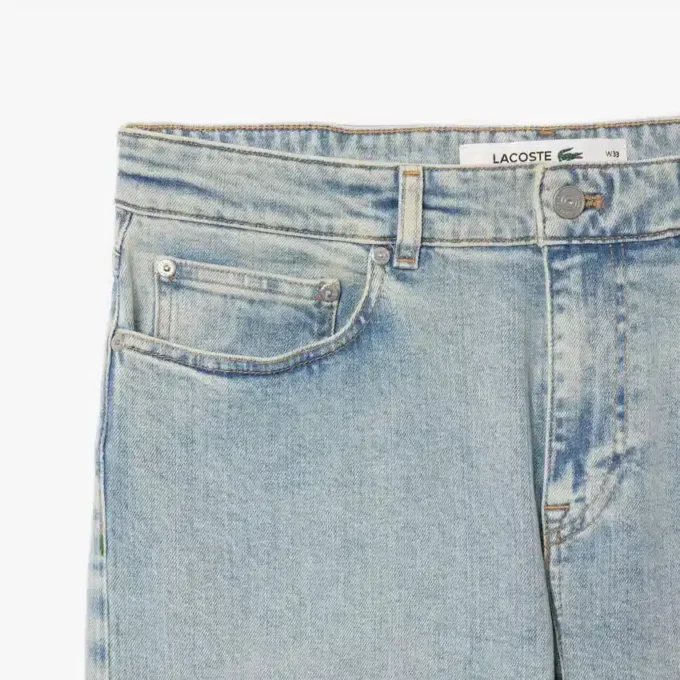 Heren 5-pocket slim fit indigo jeans