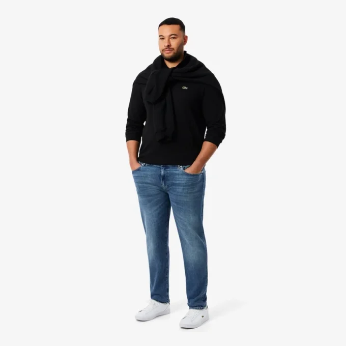 Heren 5-pocket slim fit indigo jeans