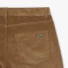 Heren 5-pocket velours broek met rechte pasvorm