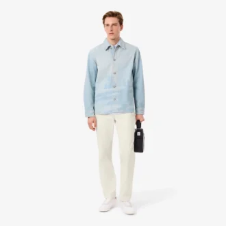 Heren chino met normale pasvorm van corduroy