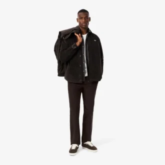 Heren chino met normale pasvorm van corduroy