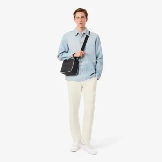 Heren chino met normale pasvorm van corduroy