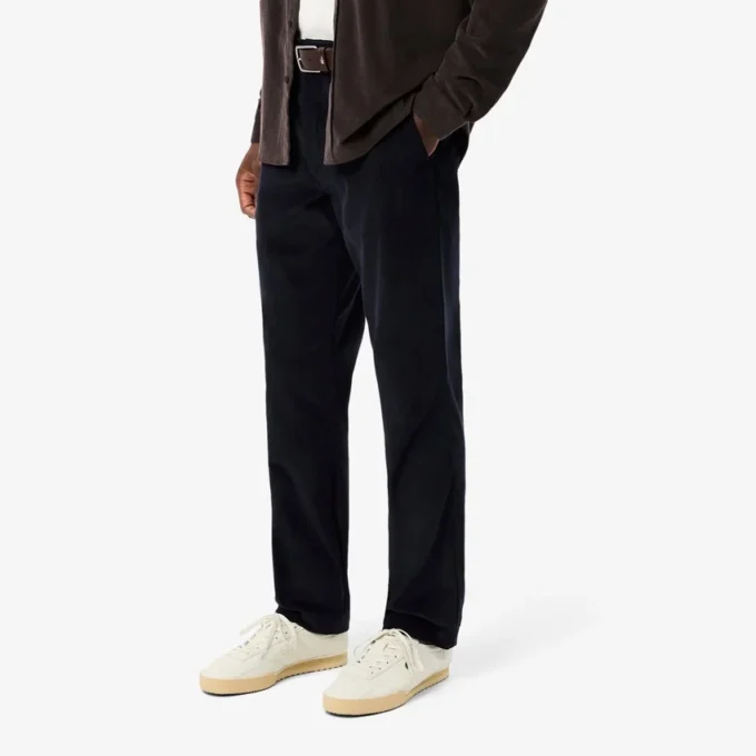 Heren chino met normale pasvorm van corduroy