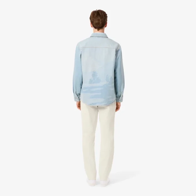 Heren chino met normale pasvorm van corduroy