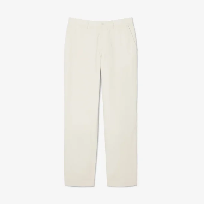 Heren chino met normale pasvorm van corduroy