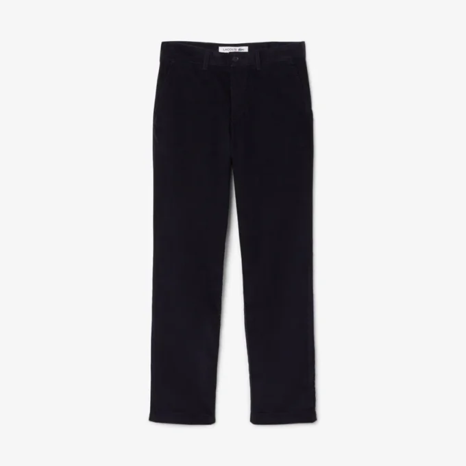 Heren chino met normale pasvorm van corduroy