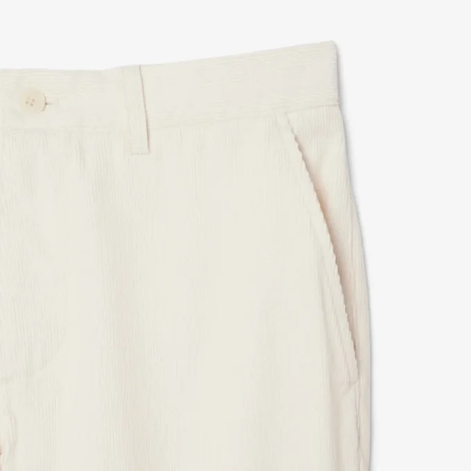 Heren chino met normale pasvorm van corduroy
