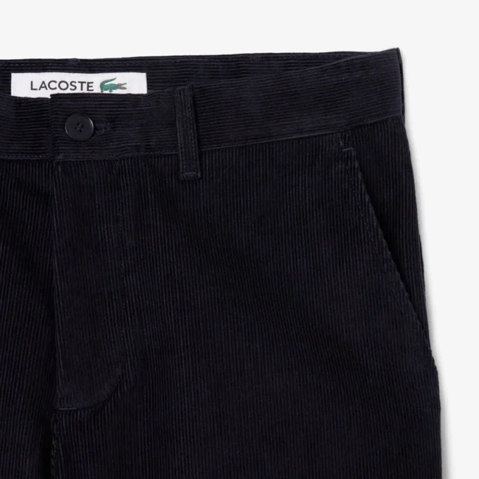 Heren chino met normale pasvorm van corduroy