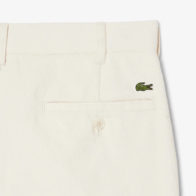 Heren chino met normale pasvorm van corduroy