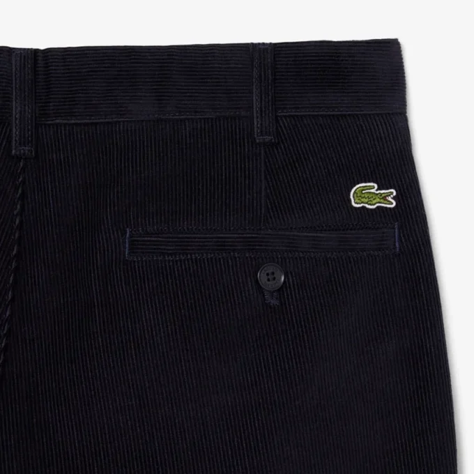 Heren chino met normale pasvorm van corduroy
