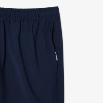 Heren chino van wolflanel met normale pasvorm