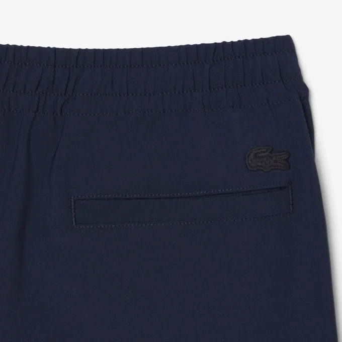 Heren chino van wolflanel met normale pasvorm