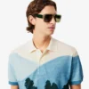 Heren Classic Fit bedrukt Petit Piqué-Polo