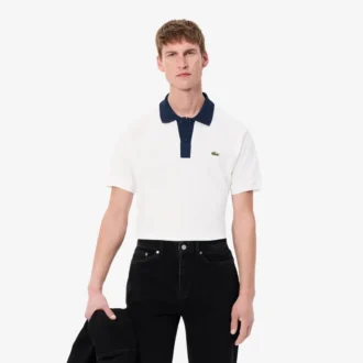 Heren Classic Fit Contrast Collar L.12.12 Polo