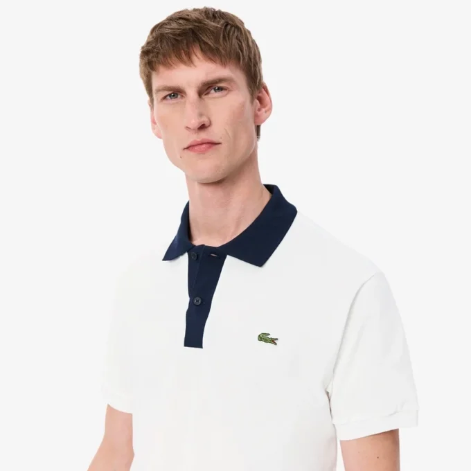 Heren Classic Fit Contrast Collar L.12.12 Polo