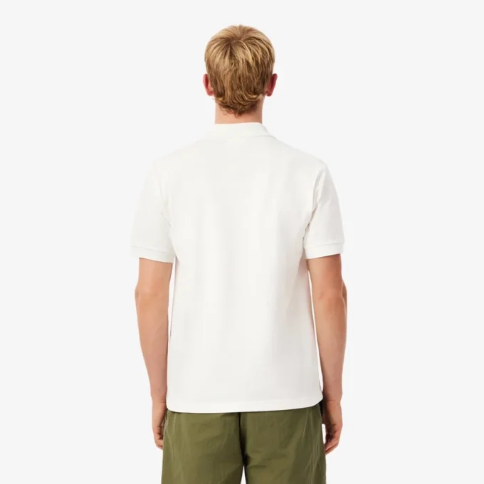 Heren Classic Fit Piqué-polo met geborduurd motief