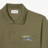Heren Classic Fit Piqué-polo met geborduurd motief