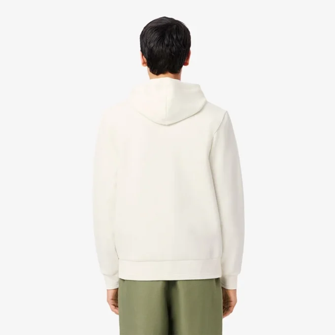 Heren Classic Fit Piqué Sweatshirt met rits