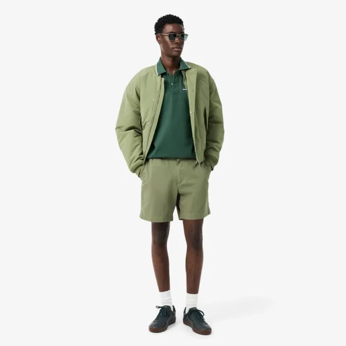 Heren Classic Fit Polo met zakaccent L.12.12