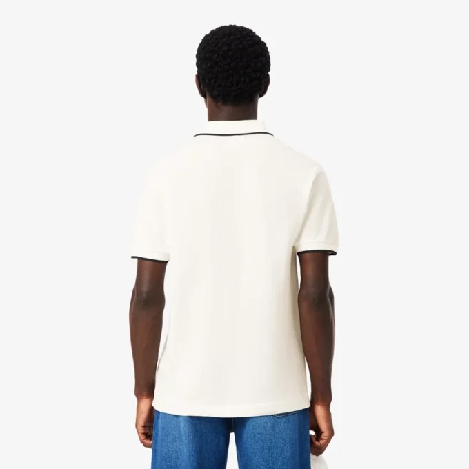 Heren Classic Fit Polo met zakaccent L.12.12