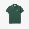 Heren Classic Fit Polo met zakaccent L.12.12