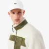 Heren Colorblock Sherpa fleecejas