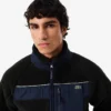 Heren Colorblock Sherpa fleecejas