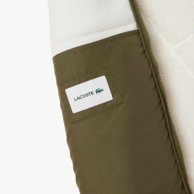 Heren Colorblock Sherpa fleecejas