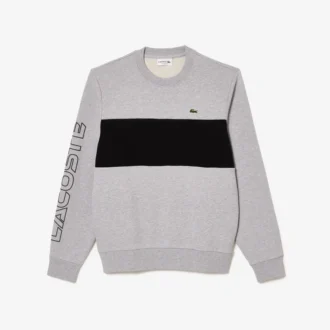 Heren Colorblock-Sweatshirt met ronde hals