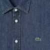 Heren denim shirt met normale pasvorm