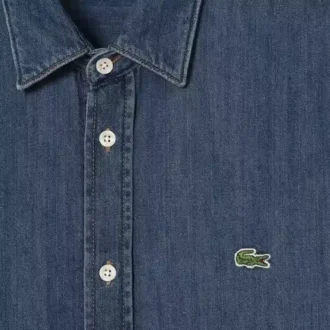 Heren denim shirt met normale pasvorm