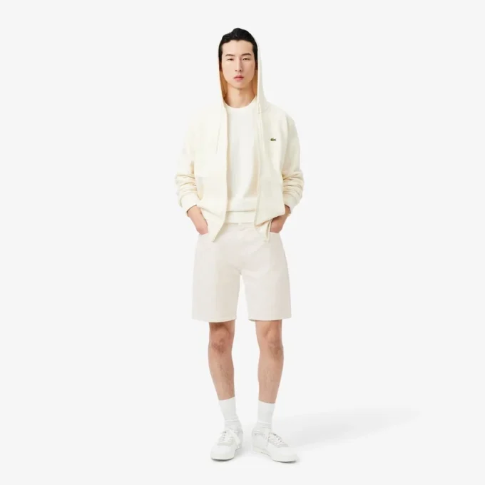 Heren denimshort met rechte pasvorm