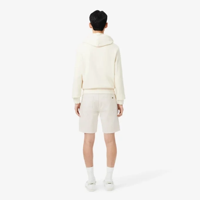 Heren denimshort met rechte pasvorm